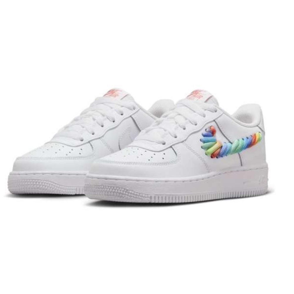 Nike Air Force 1LV8 Sneakers with Rainbow Detail